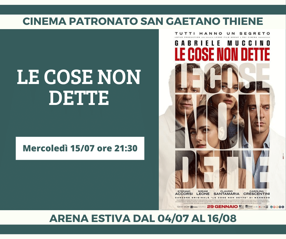 Le cose non dette