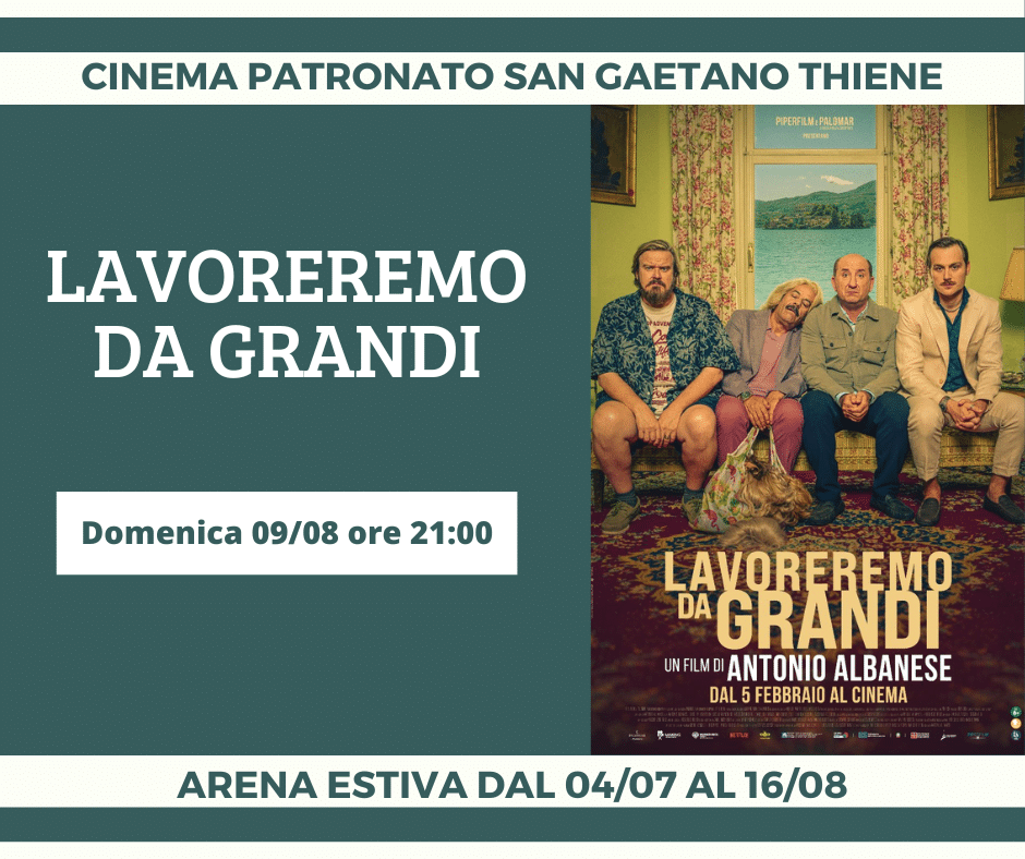 Lavoreremo da grandi
